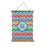 Retro Chevron Monogram Wall Hanging Tapestry