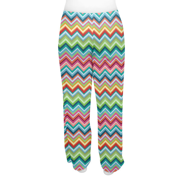 Retro Chevron Monogram Women's Pj on model - Back