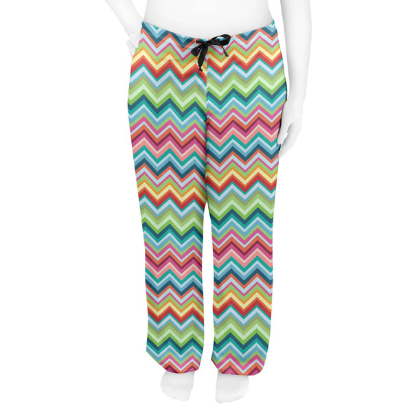 Retro Chevron Monogram Women's Pj on model - Front