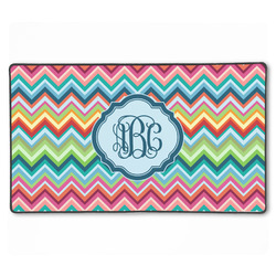 Retro Chevron Monogram XXL Gaming Mouse Pad - 24" x 14"
