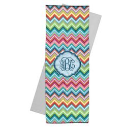 Retro Chevron Monogram Yoga Mat Towel (Personalized)