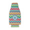 Retro Chevron Monogram Zipper Bottle Cooler