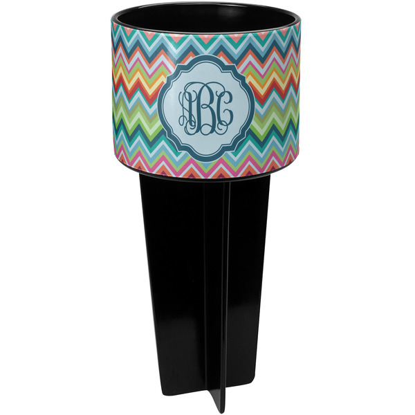 Retro Chevron Monogram spiker_black_apvl