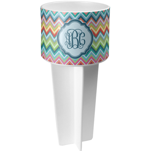 Retro Chevron Monogram spiker_white_apvl