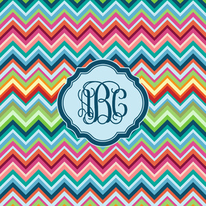 Retro Chevron Monogram