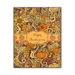 Thanksgiving Wood Print - 11x14