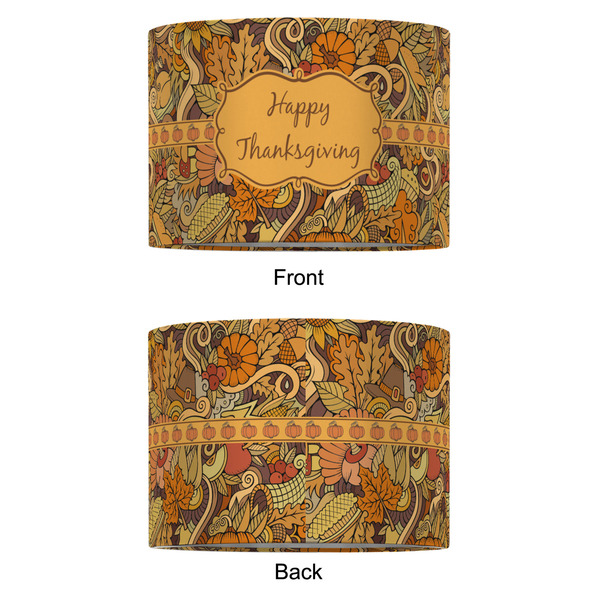 Thanksgiving 12" Drum Lampshade - APPROVAL (Fabric)