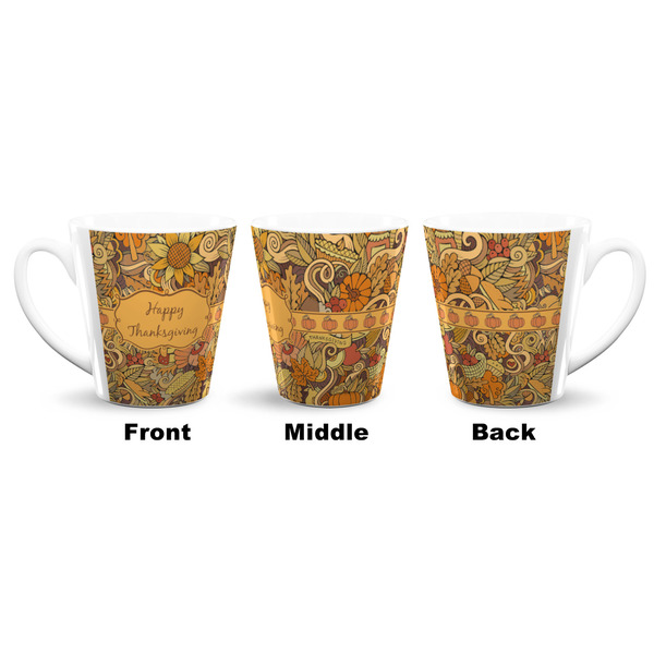 Thanksgiving 12 Oz Latte Mug - Approval