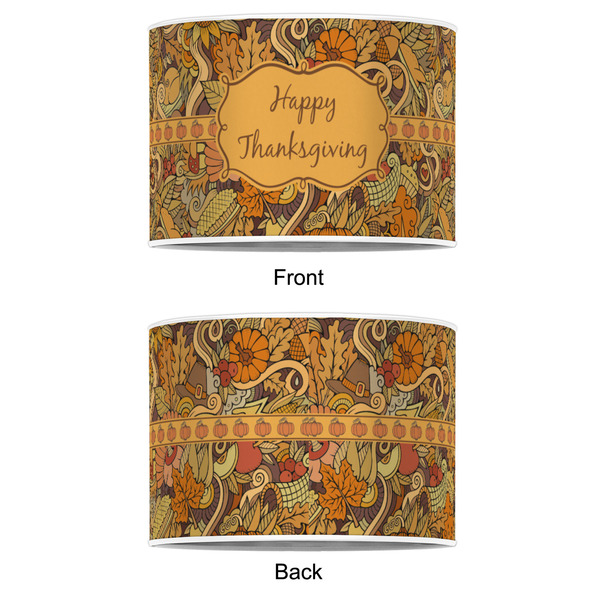 Thanksgiving 16" Drum Lampshade - APPROVAL (Poly Film)
