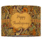 Thanksgiving 16" Drum Lampshade - FRONT (Fabric)