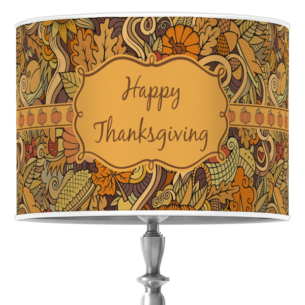 Custom Thanksgiving Drum Lamp Shade
