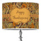 Thanksgiving 16" Drum Lampshade - ON STAND (Poly Film)