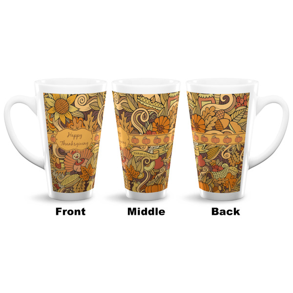 Thanksgiving 16 Oz Latte Mug - Approval