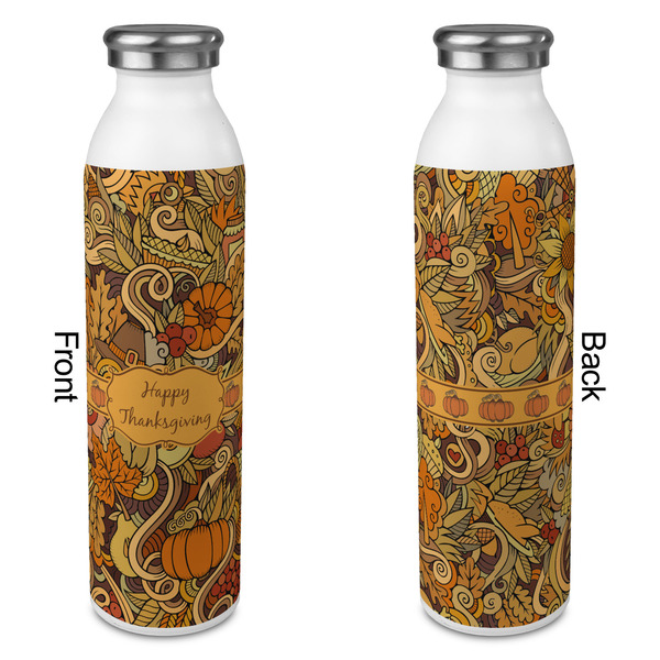 Thanksgiving 20oz Water Bottles - Full Print - Approval