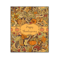 Thanksgiving Wood Print - 20x24