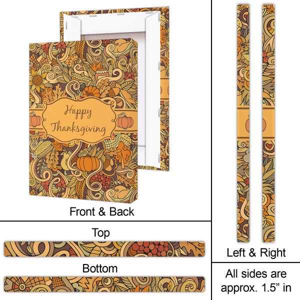 Thanksgiving 20x30 - Canvas Print - Approval