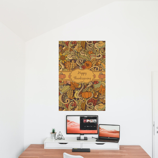 Thanksgiving 24x36 - Matte Poster - On the Wall