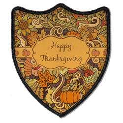 Thanksgiving Iron On Shield Patch B