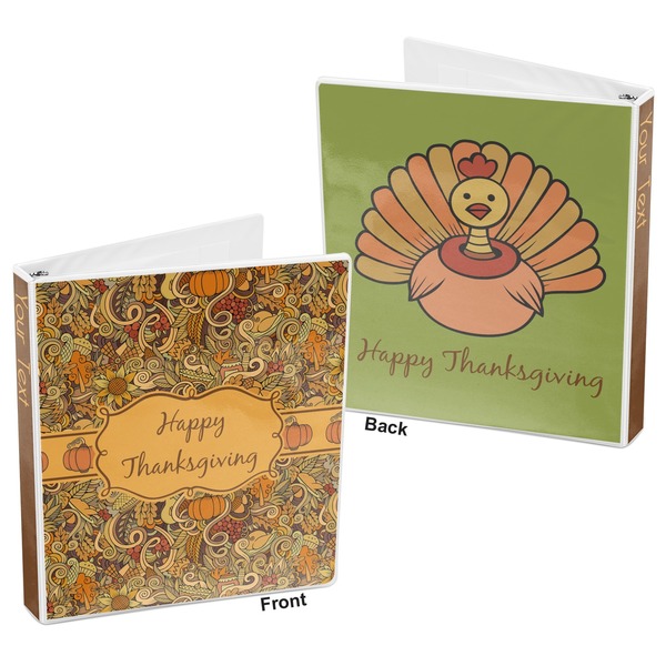 Thanksgiving 3-Ring Binder Front and Back