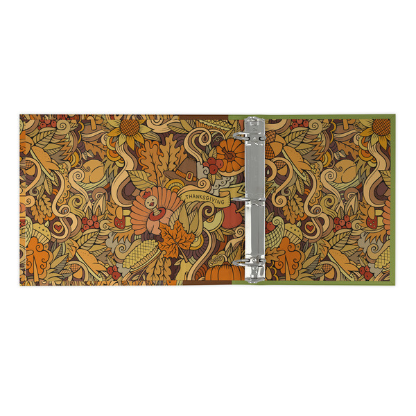 Thanksgiving 3 Ring Binders - Full Wrap - 2" - OPEN INSIDE