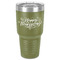 Thanksgiving 30 oz Stainless Steel Tumbler - Olive - Single-Sided
