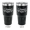 Thanksgiving 30 oz Stainless Steel Tumbler - Black - Double Sided