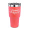 Thanksgiving 30 oz Stainless Steel Tumbler - Coral - Single Sided