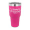 Thanksgiving 30 oz Stainless Steel Tumbler - Pink - Single Sided
