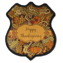 Thanksgiving Iron On Shield Patch C