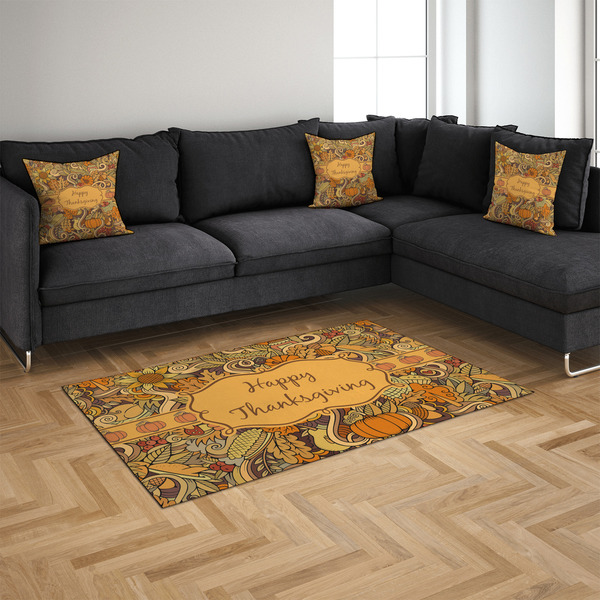 Thanksgiving 4'x6' Indoor Area Rugs - IN CONTEXT
