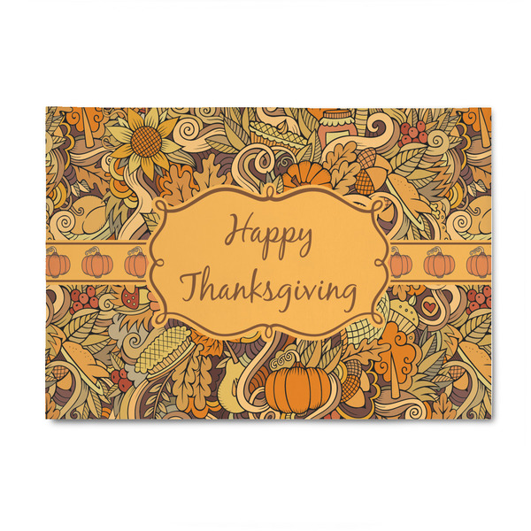 Custom Thanksgiving 4' x 6' Patio Rug