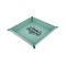 Thanksgiving 6" x 6" Teal Leatherette Snap Up Tray - CHILD MAIN