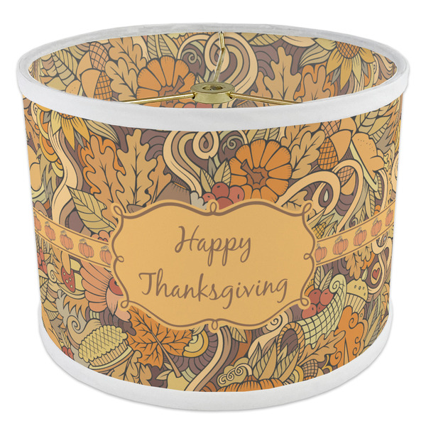 Thanksgiving 8" Drum Lampshade - ANGLE Poly-Film