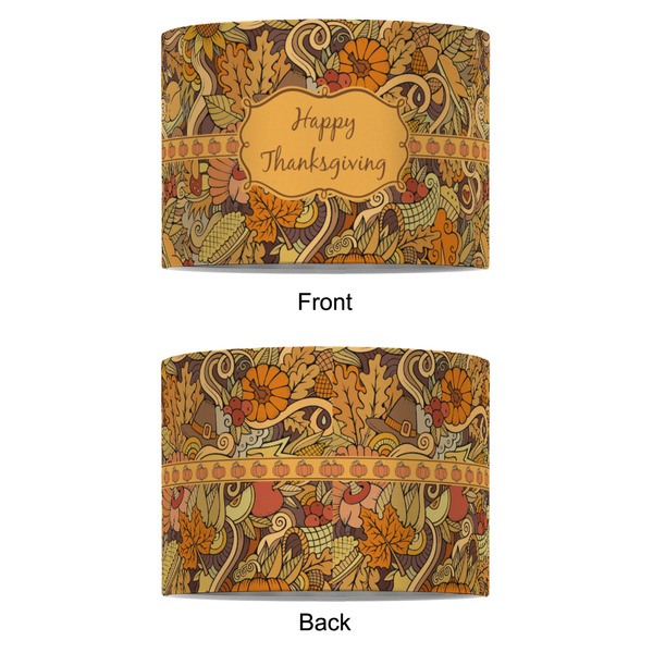 Thanksgiving 8" Drum Lampshade - APPROVAL (Fabric)