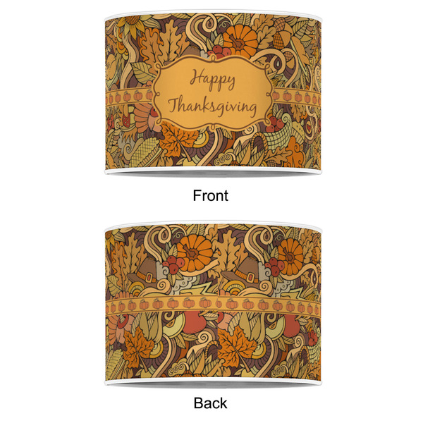 Thanksgiving 8" Drum Lampshade - APPROVAL (Poly Film)