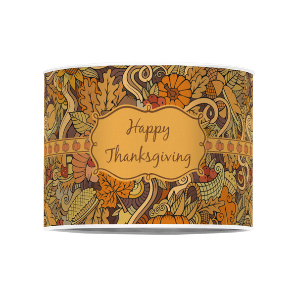 Thanksgiving 8" Drum Lampshade - FRONT (Poly Film)
