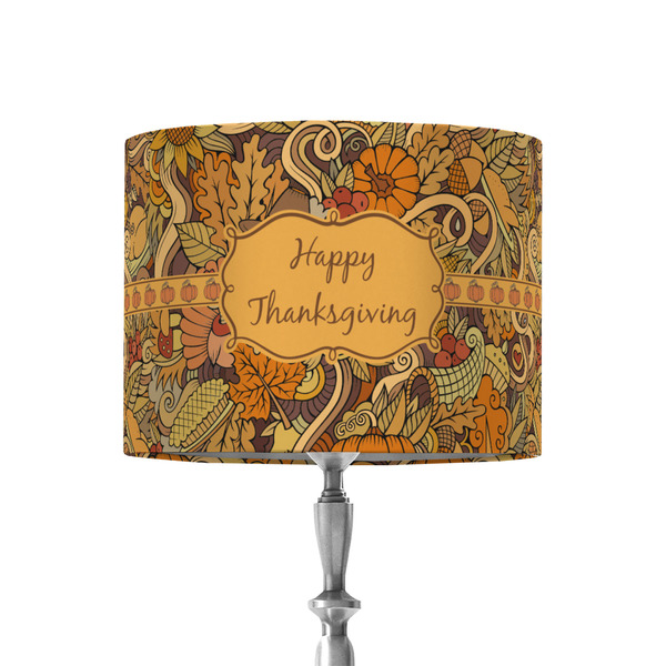 Custom Thanksgiving 8" Drum Lamp Shade - Fabric