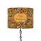 Thanksgiving 8" Drum Lampshade - ON STAND (Fabric)