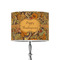 Thanksgiving 8" Drum Lampshade - ON STAND (Poly Film)