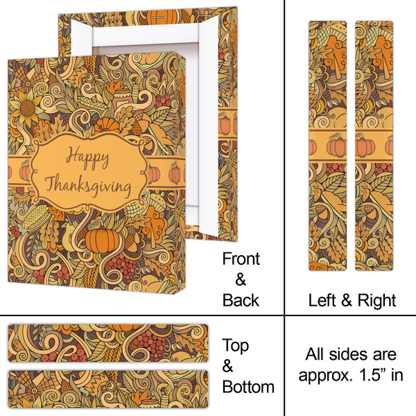 Thanksgiving 8x10 - Canvas Print - Approval