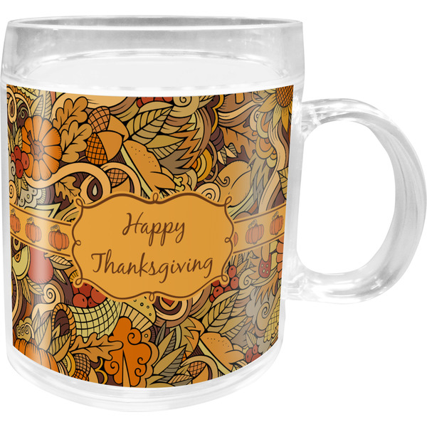 Custom Thanksgiving Acrylic Kids Mug (Personalized)