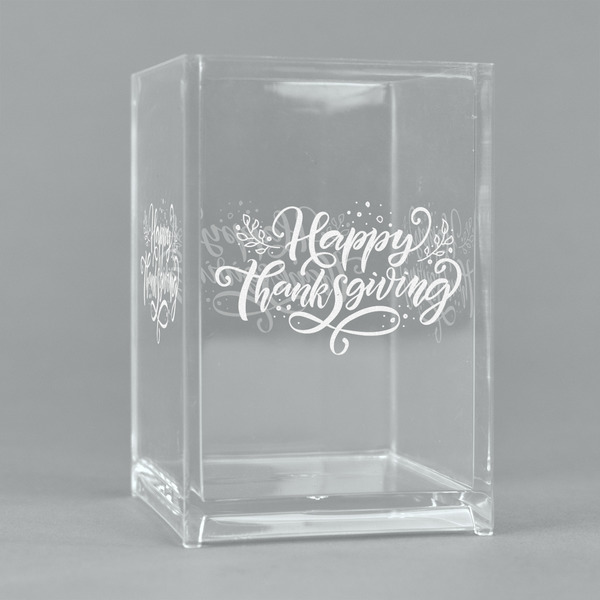 Custom Thanksgiving Acrylic Pen Holder