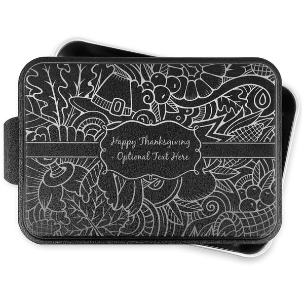 Custom Thanksgiving Aluminum Baking Pan with Lid