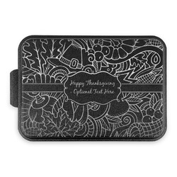 Thanksgiving Aluminum Baking Pan with Black Lid