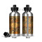 Thanksgiving Aluminum Water Bottle - Front and Back
