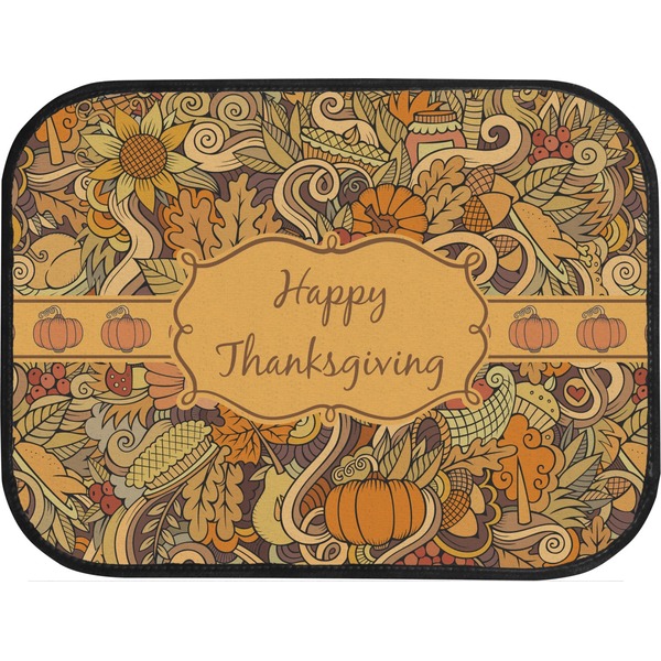 Thanksgiving Back Seat Car Mat