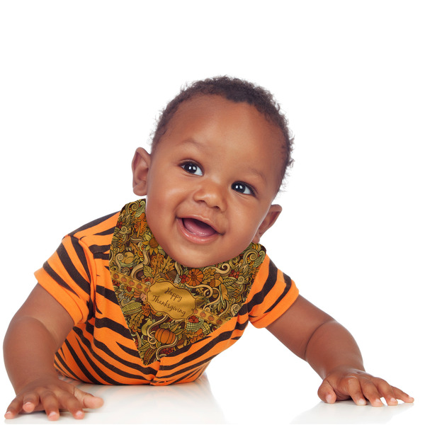 Thanksgiving Bandana Bib - (Lifestyle 1 boy)