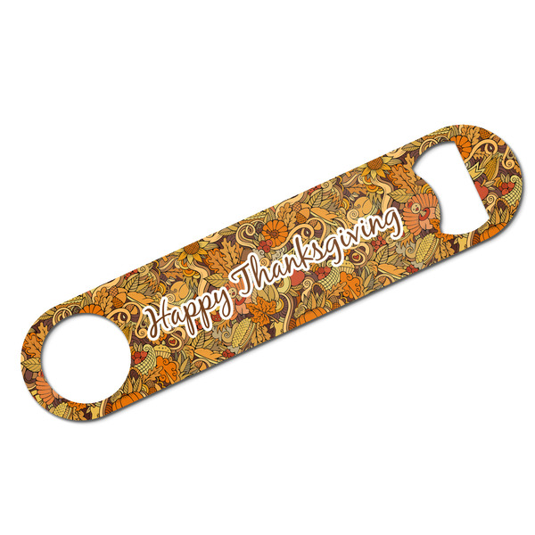 Custom Thanksgiving Bar Bottle Opener