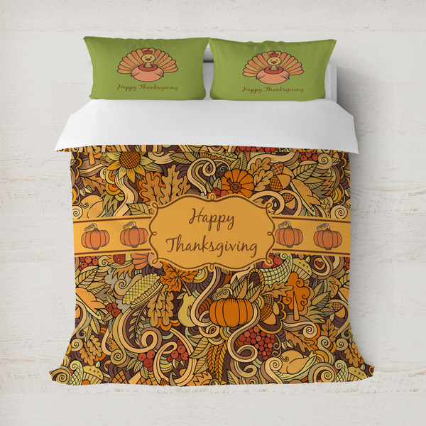 Custom Thanksgiving Duvet Cover
