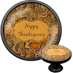 Thanksgiving Cabinet Knob (Black) (Personalized)